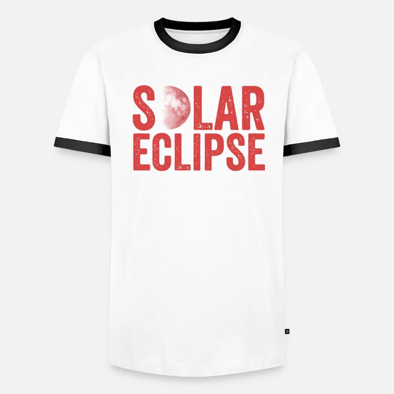 Éclipse solaire 2024 T-shirt contrasté Homme