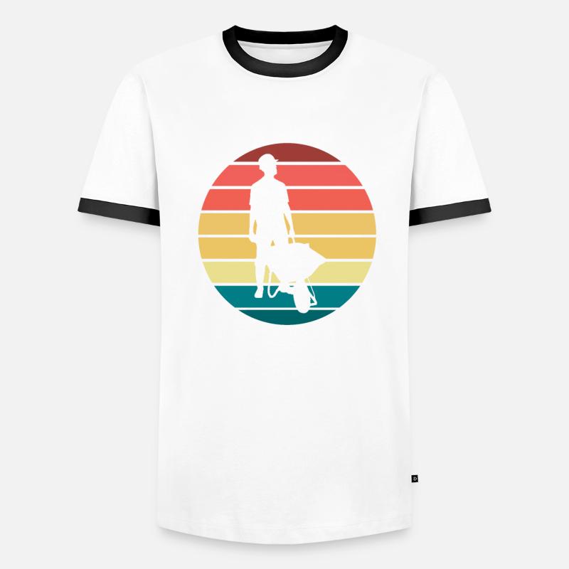 Construction worker Men's Ringer Shirt