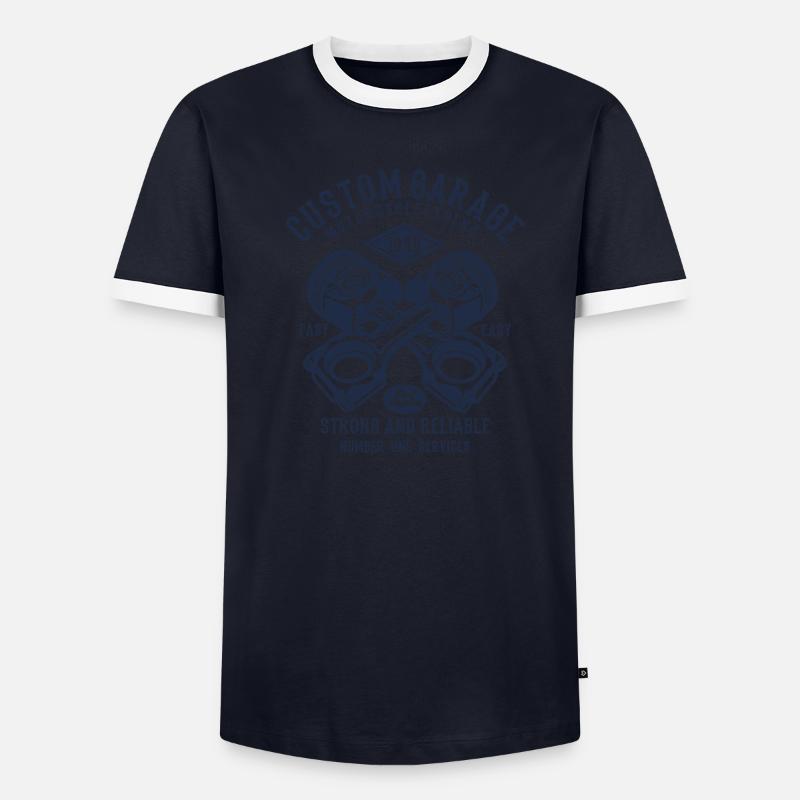 Legend garage screwdriver workshop piston car Men's Ringer Shirt