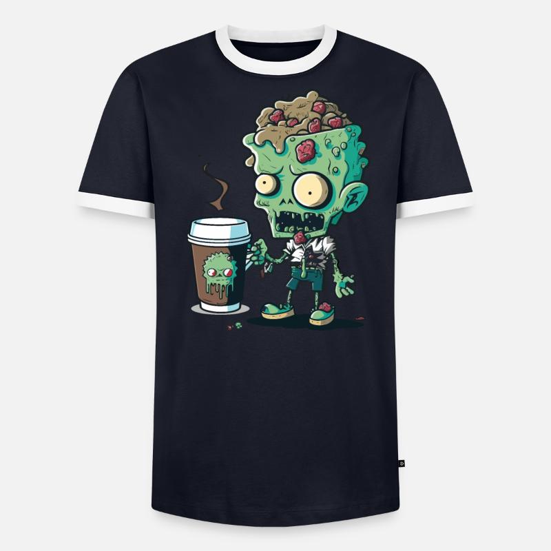 The Caffeinated Undead Men's Ringer Shirt