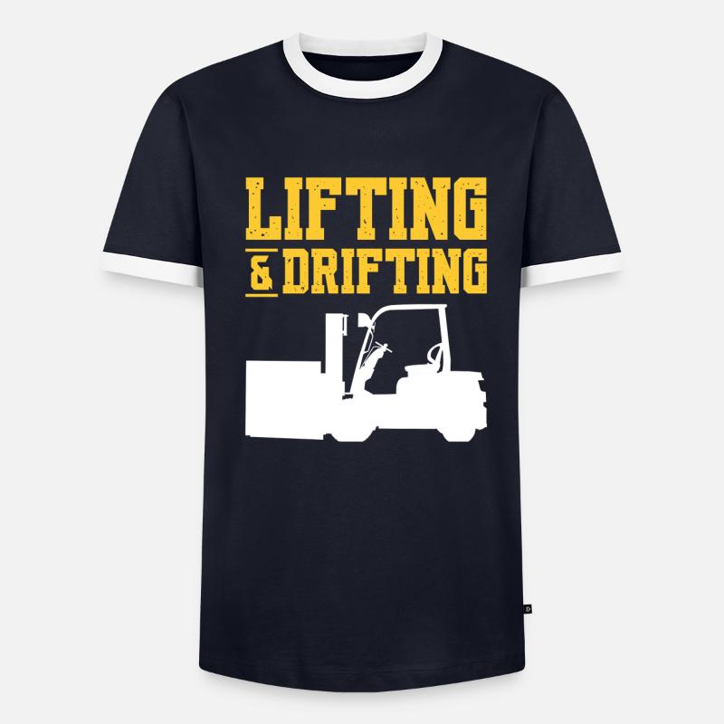 Lustiger Gabelstaplerfahrer Gabelstapler - Männer Kontrast-T-Shirt - undefined