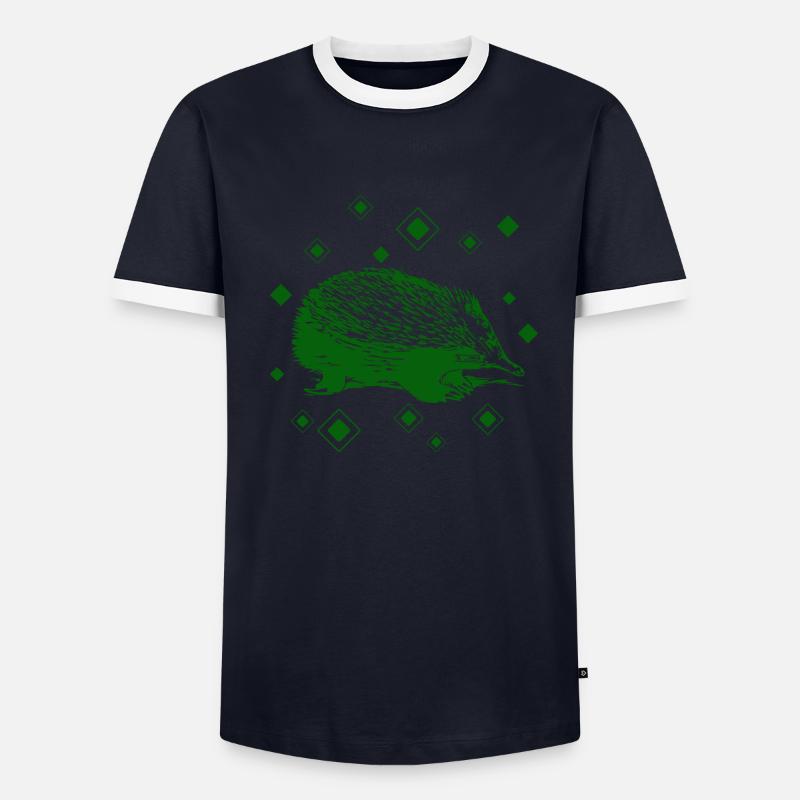 Hérisson T-shirt contrasté Homme