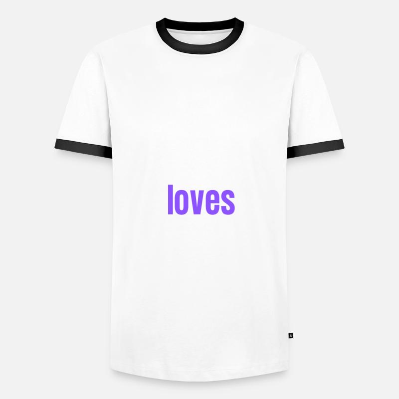 Même mon chat aime les échecs T-shirt contrasté Homme