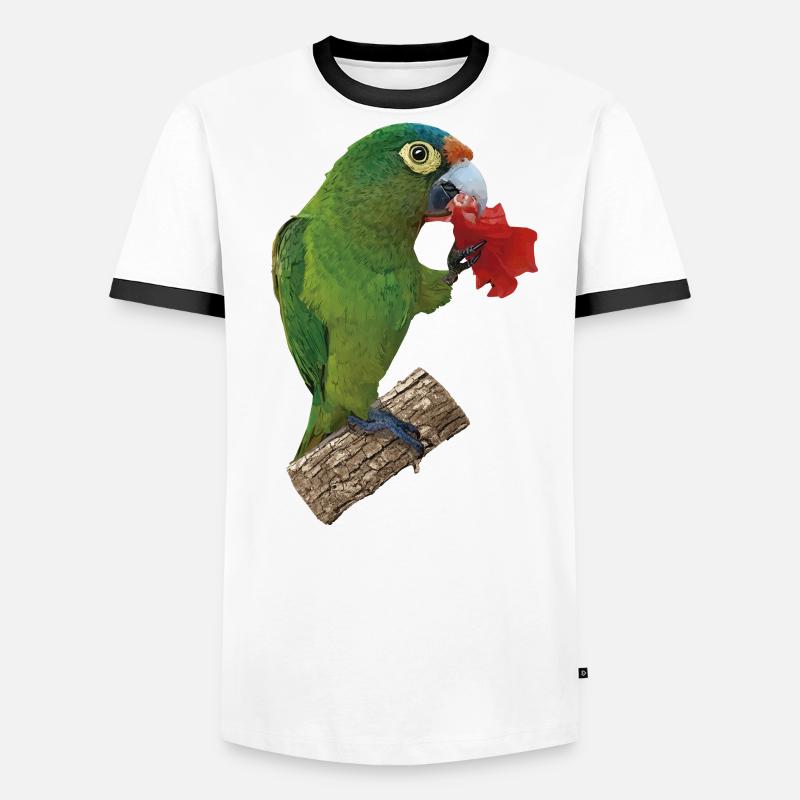 Orange-fronted parakeet Men's Ringer Shirt