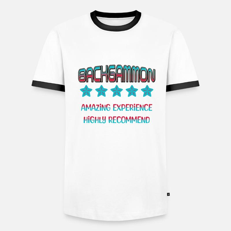 Backgammon Amazing Experience Highly Recommend Men's Ringer Shirt