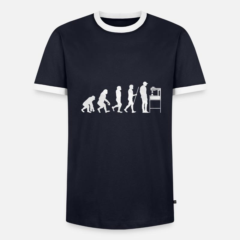 Impression 3D T-shirt contrasté Homme