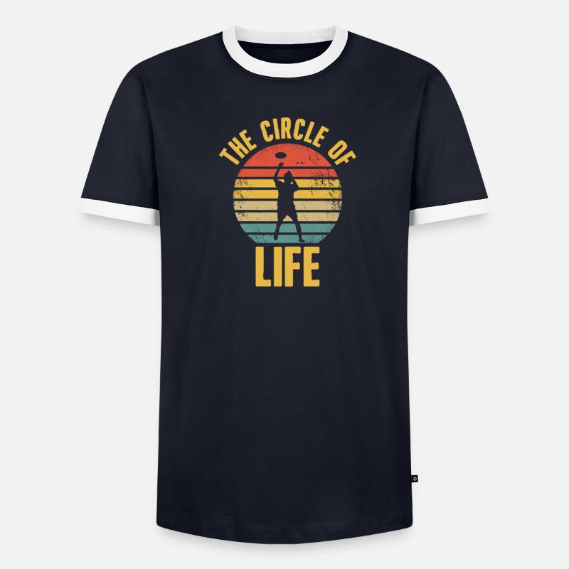 Frisbee T-shirt contrasté Homme
