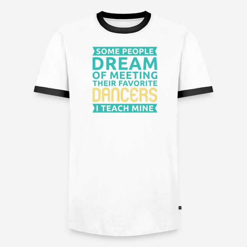 Dancing Dancer Dance Men's Ringer Shirt