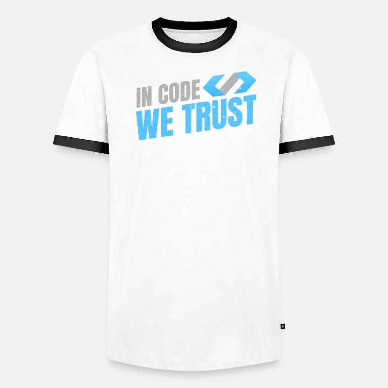 Programmierer Coder Software Entwickler Männer Kontrast-T-Shirt