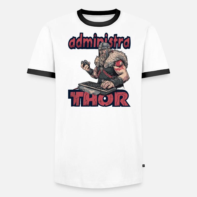 Viking Databaseadministra-thor Nerdy Men's Ringer Shirt