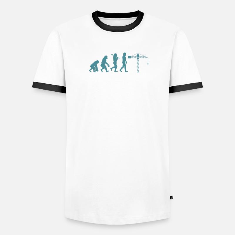 Évolution du grutier T-shirt contrasté Homme