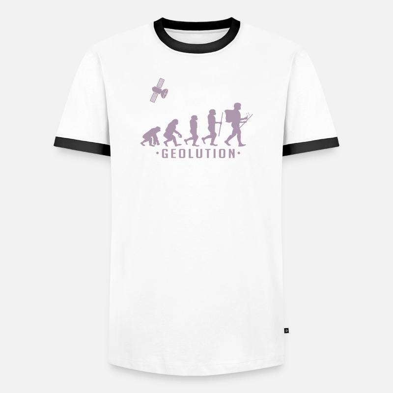 Geocaching evolution Chemise Geolution T-shirt contrasté Homme