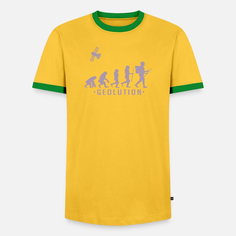 Geocaching evolution Shirt Geolution - Männer Kontrast-T-Shirt - undefined