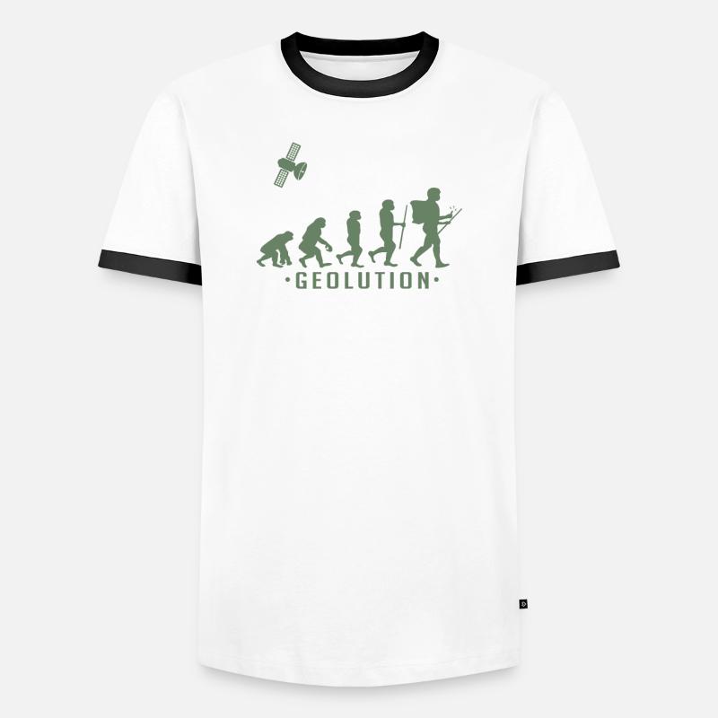 Geocaching evolution Chemise Geolution T-shirt contrasté Homme
