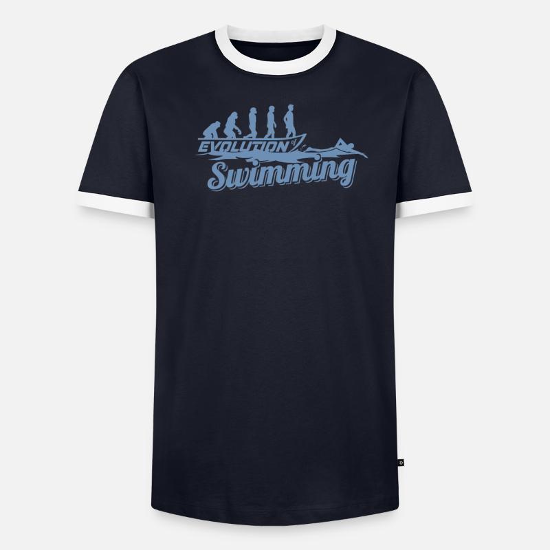 Évolution du nageur T-shirt contrasté Homme