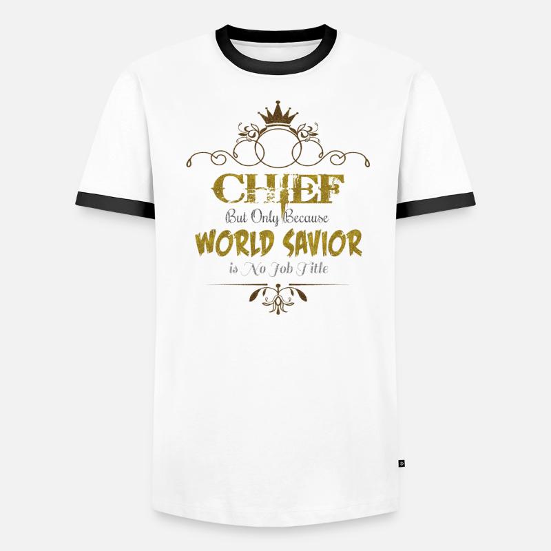 Chief World Savior Men's Ringer Shirt