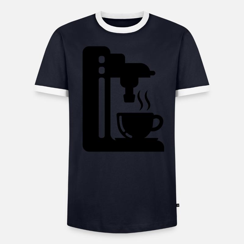 Coffee machine symbol Men's Ringer Shirt