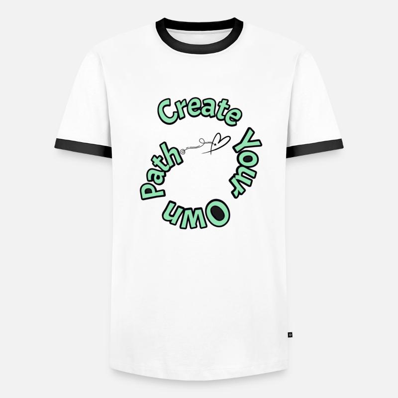 Create your own path Men's Ringer Shirt
