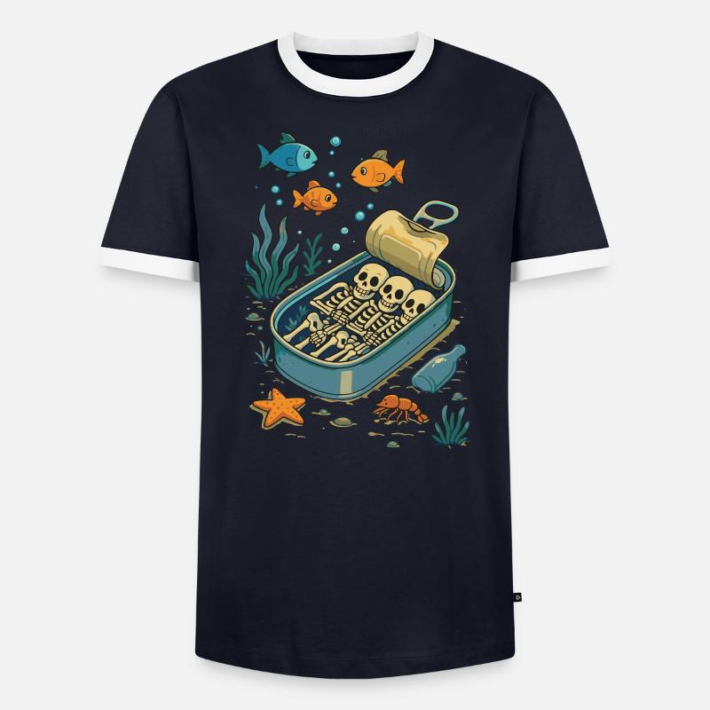 K O N S E R V A T I E F Männer Kontrast-T-Shirt