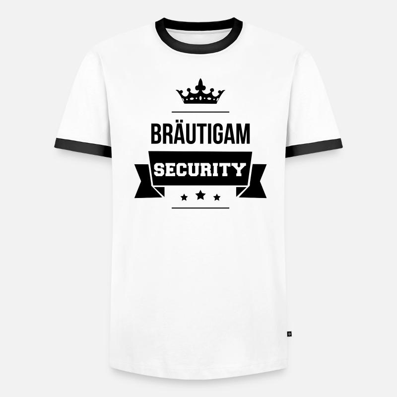 Bräutigam Security Männer Kontrast-T-Shirt