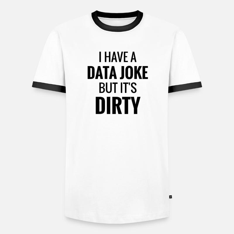Data Science Gifts | Data Scientist Big Data Men's Ringer Shirt