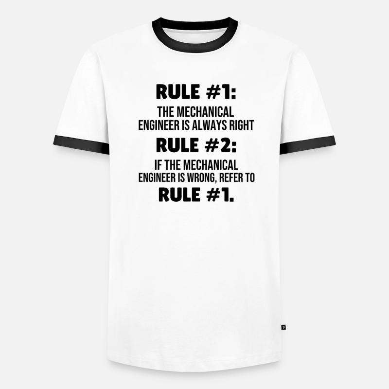 Mechanical Engineer Gift Mechanical Engineering Student Men's Ringer Shirt