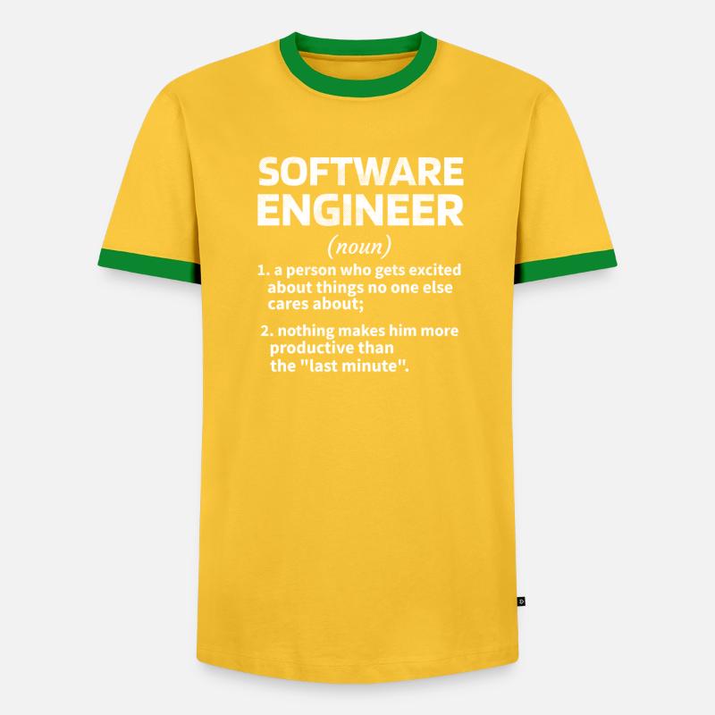 Softwareingenieur Software Engineer Techniker - T-shirt contrasté Homme - undefined
