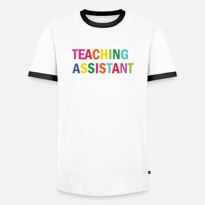 Teaching assistant Assistant Teacher Pedagogical assistant Men's Ringer Shirt