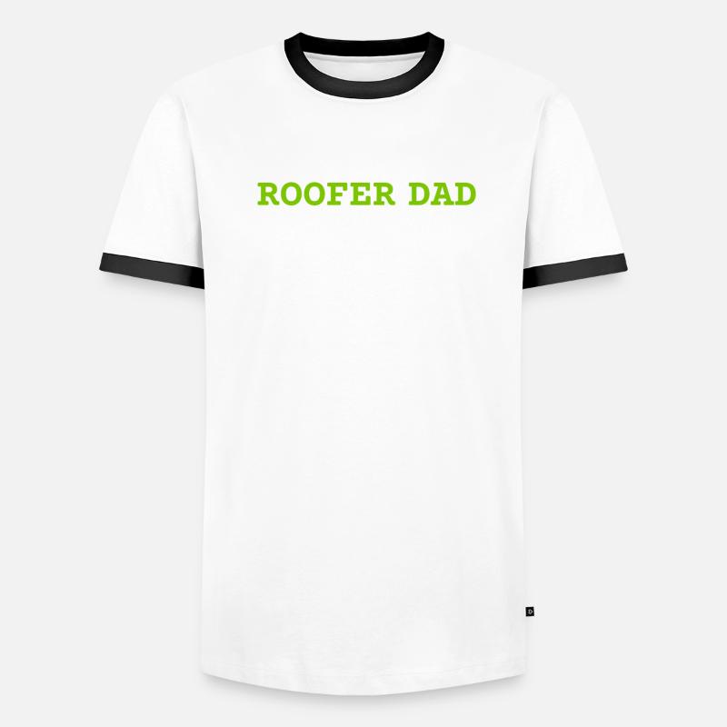 Roofer Roofing Contractor Construction Worker Männer Kontrast-T-Shirt
