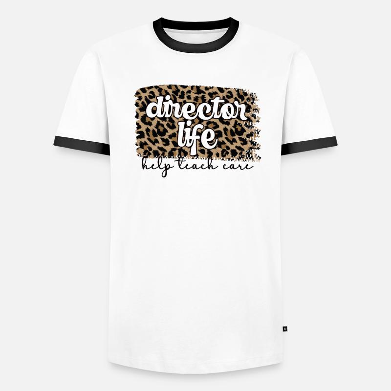 Bester Direktor Geschenk Direktor Wertschätzung Männer Kontrast-T-Shirt