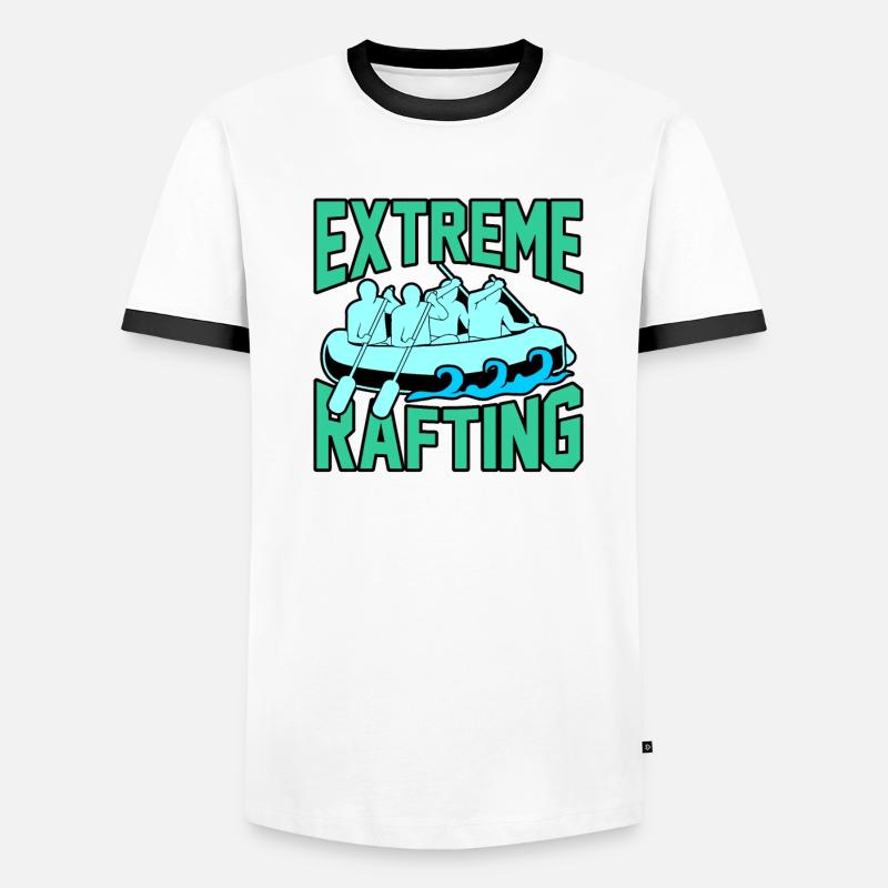 Extremes Rafting Männer Kontrast-T-Shirt