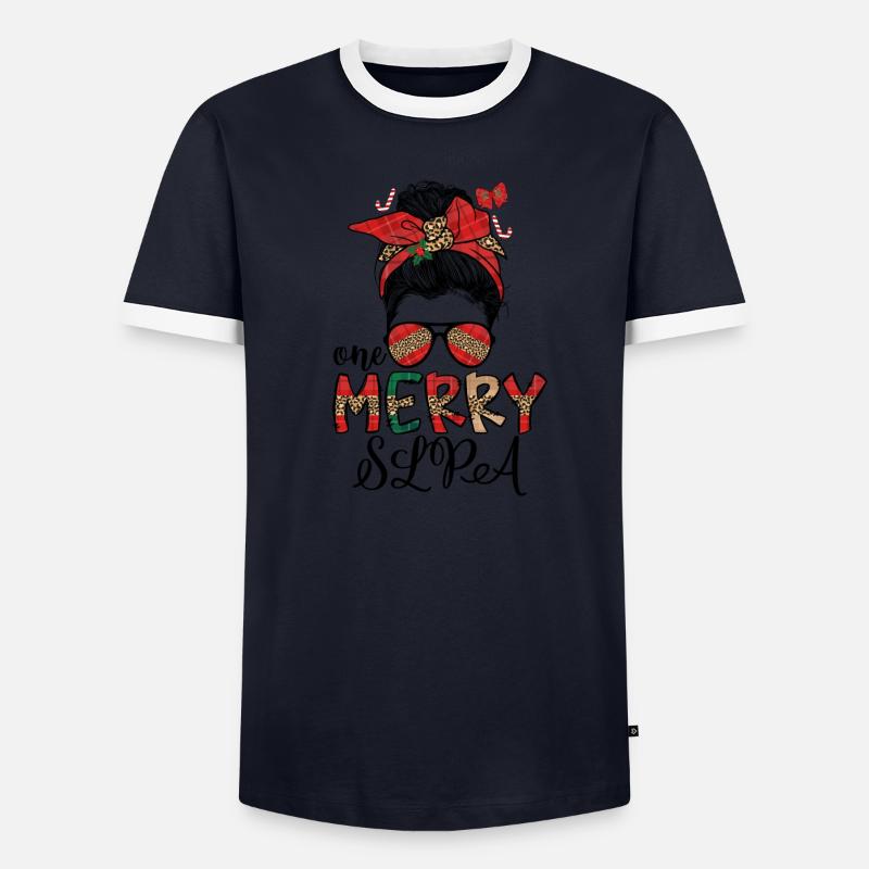 Speech Language Pathologist Assistant Christmas - Men's Ringer Shirt - undefined