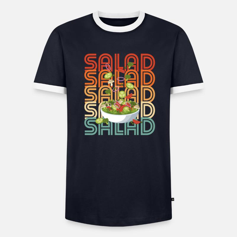 Salade rétro T-shirt contrasté Homme
