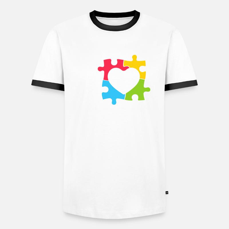 Puzzle Queen - Je passe devant mon heure de coucher T-shirt contrasté Homme