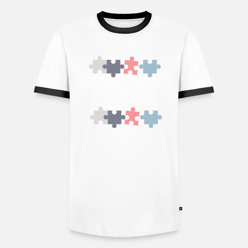 Puzzle Queen - Je passe devant mon heure de coucher T-shirt contrasté Homme