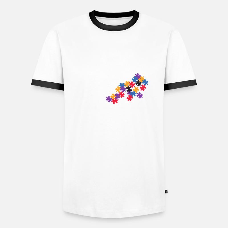 Puzzle Queen - Je passe devant mon heure de coucher T-shirt contrasté Homme