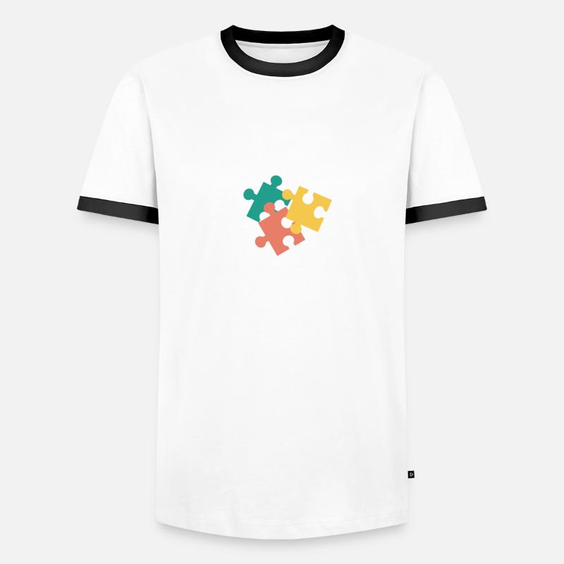 Puzzle Queen - Je passe devant mon heure de coucher T-shirt contrasté Homme