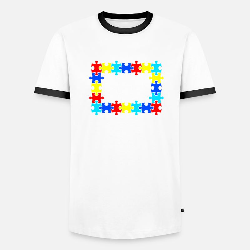 Puzzle Queen - Je passe devant mon heure de coucher T-shirt contrasté Homme