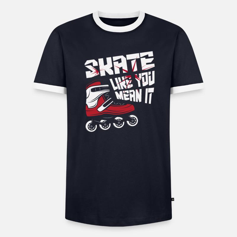 Inline Skating Inline Skating Gift - Men's Ringer Shirt - undefined