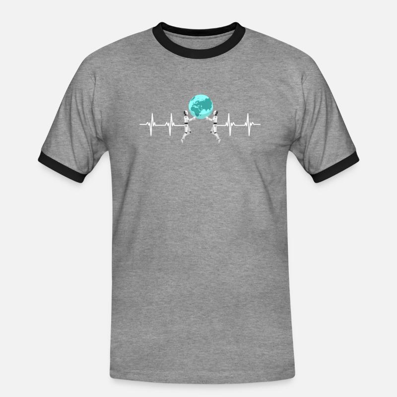 Artificial Intelligence Ai Chat - Men's Ringer Shirt - heather grey/black