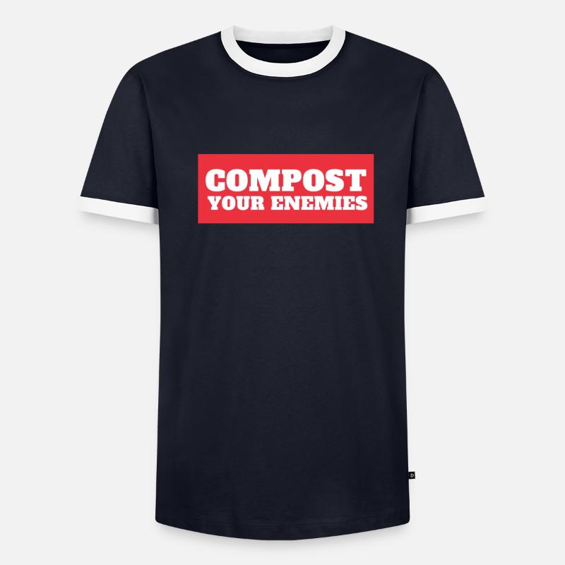 Compost Your Enemies Men's Ringer Shirt