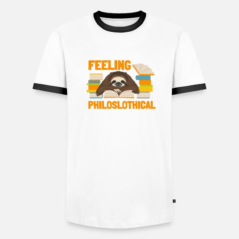 Philosophical Debate Feeling Philoslothical Men's Ringer Shirt