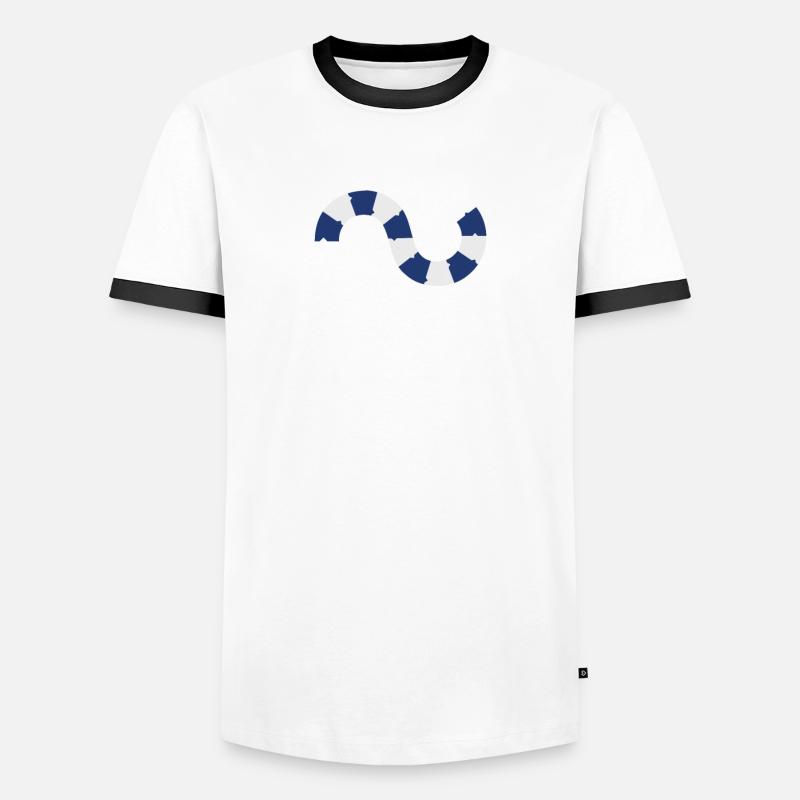 Soirée de jeu L’hôte pose une question Soirée de jeu T-shirt contrasté Homme