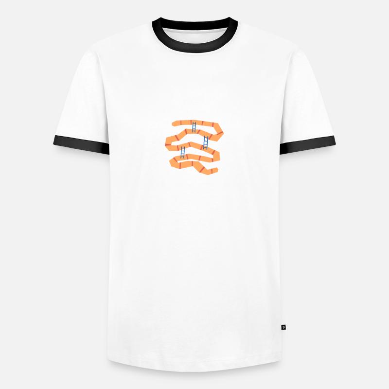 Soirée de jeu L’hôte pose une question Soirée de jeu T-shirt contrasté Homme