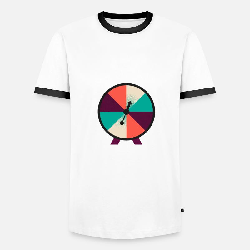 Soirée de jeu L’hôte pose une question Soirée de jeu T-shirt contrasté Homme