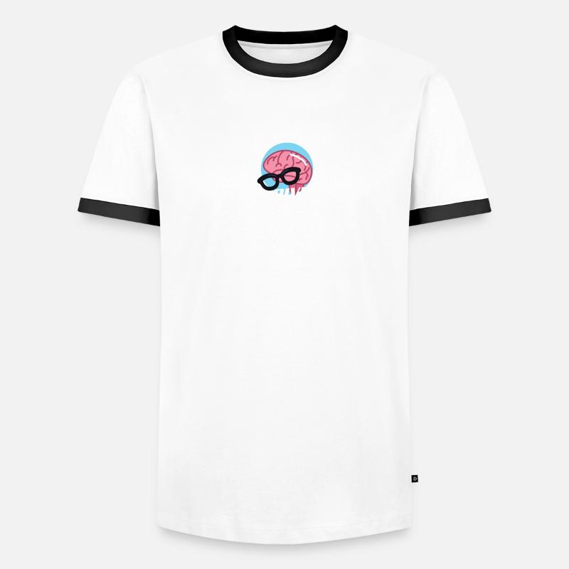 Soirée de jeu L’hôte pose une question Soirée de jeu T-shirt contrasté Homme