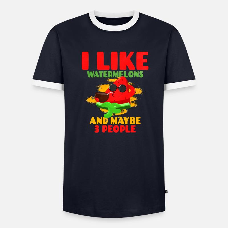Pastèque T-shirt contrasté Homme