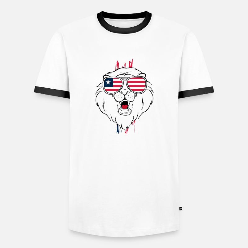 Libya Men's Ringer Shirt