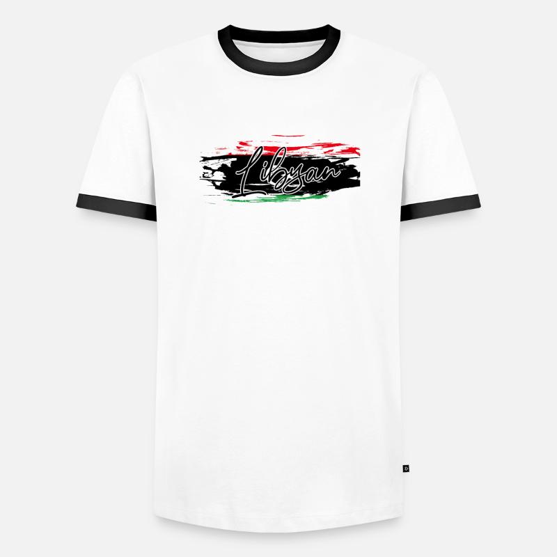 Libya Men's Ringer Shirt