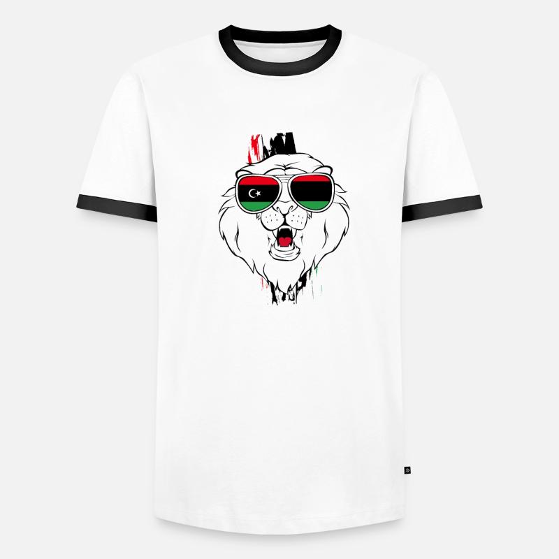 Libya Men's Ringer Shirt